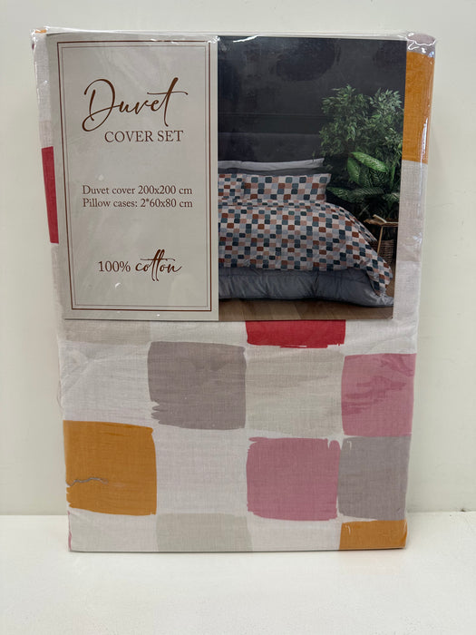 Albert Acquamarina duvet cover in Cotton Square and Half