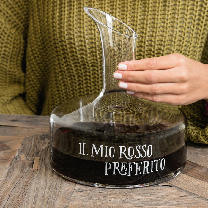 Decanter "Il mio Rosso preferito"