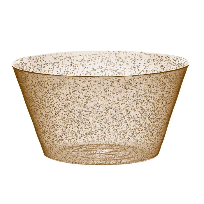 Yellow metalicrate salad bowl