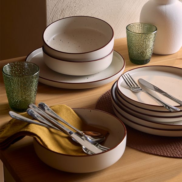 Servizio 18 Piatti Ardenne Avorio