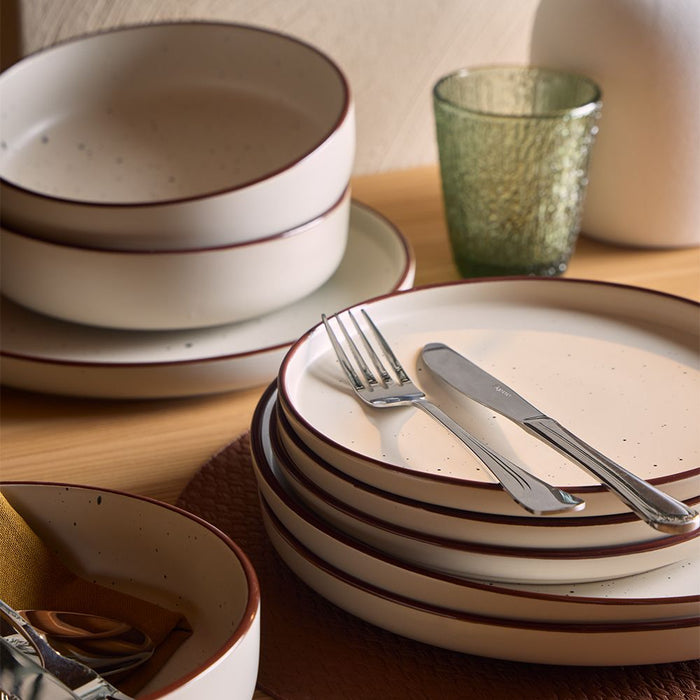 Servizio 18 Piatti Ardenne Avorio