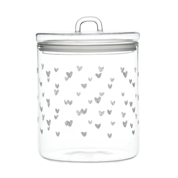 Biscottiera "Tapezzeria Cuori"