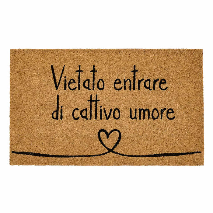 Zerbino "Vietato entrare di Cattivo Umore"