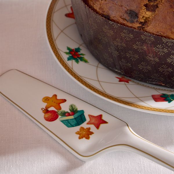 Piatto Torta con Pala Christmas Fairy 27cm