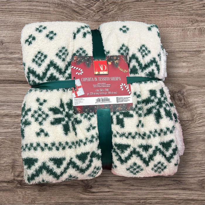 Coperta in Tessuto Sherpa 150x200cm - 3 colori