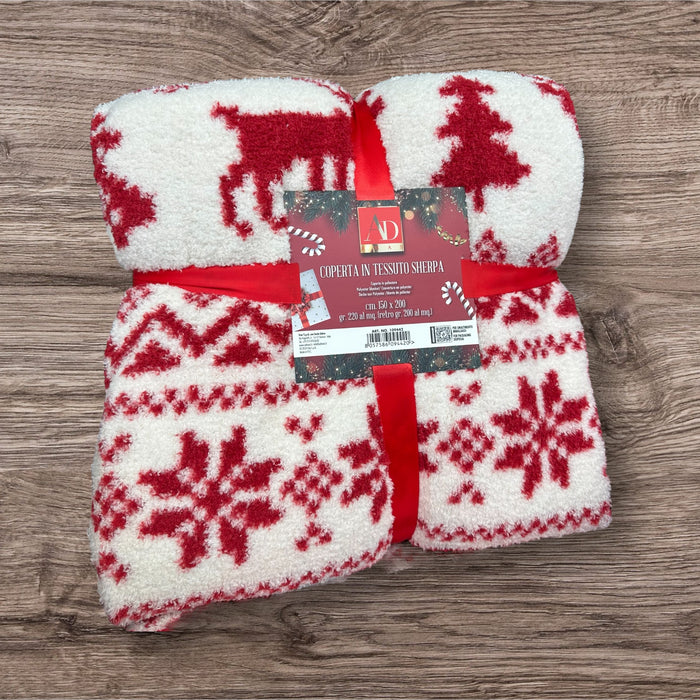 Coperta in Tessuto Sherpa 150x200cm - 3 colori