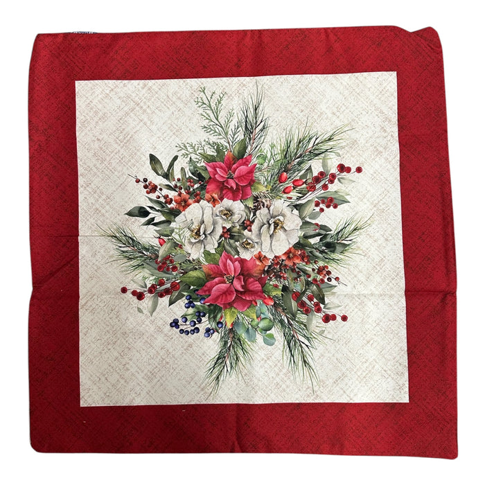 Federa Cuscino Natale 45x45cm Fantasia 16