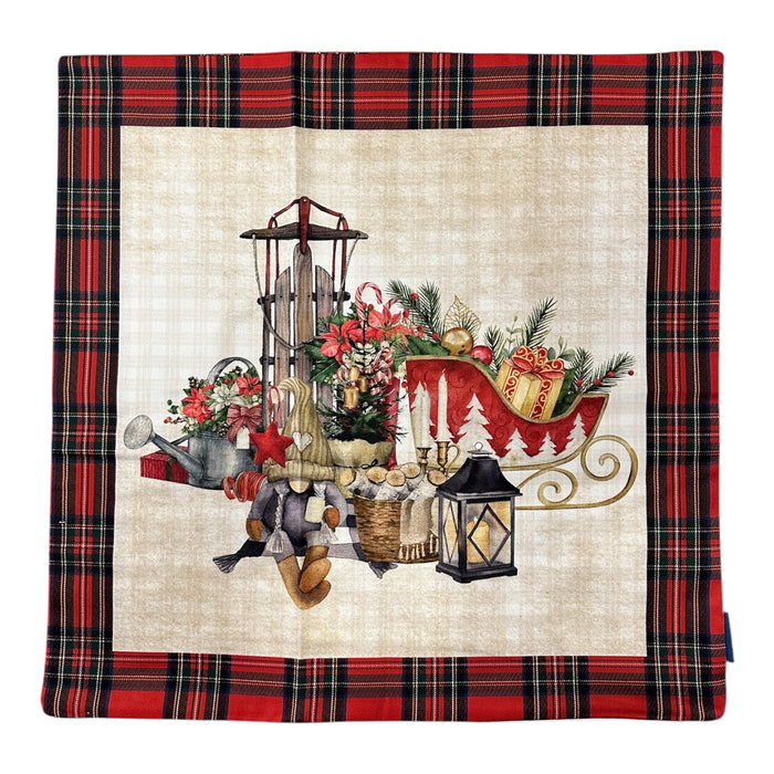 Federa Cuscino Natale 45x45cm Fantasia 15