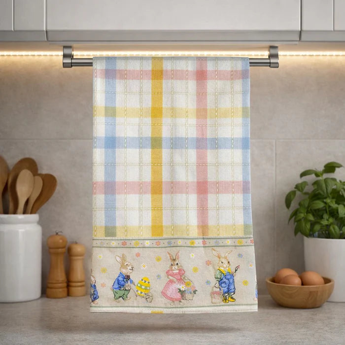 Ser 2 Strofinacci Linea Coniglietti Pasquali