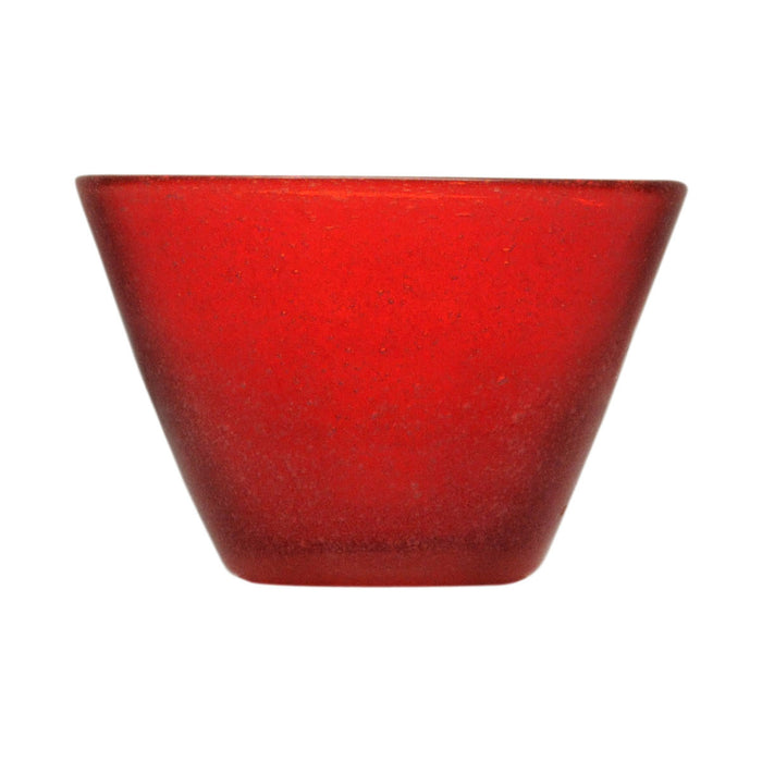 Red Glass Bowl