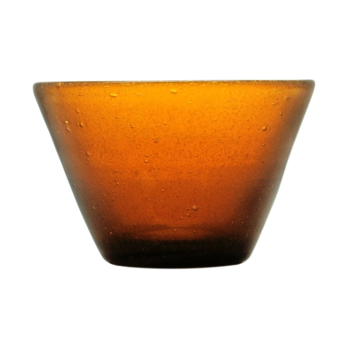 Amber Glass Bowl