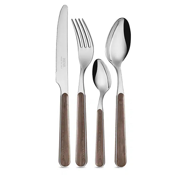 Light Wood Effect Cutlery