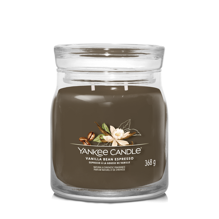 Yankee Candle Medium Jar Vanilla Bean Espresso