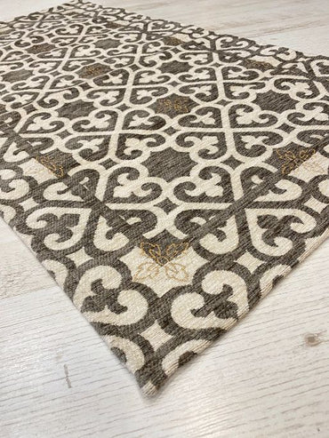 Warm Gray Arabic Furnishing Carpet