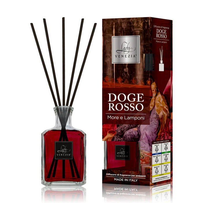 "Rossi D'Autore" Cube Environment Diffuser with Sticks - 4 Fragrances - 250 ml