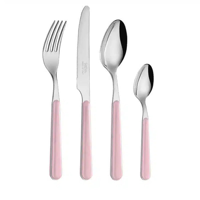 Solid Color Pastel Pink Cutlery