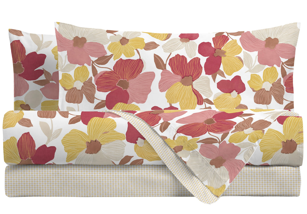 Duvet Cover Astra Ocher in Cotton Single and Half