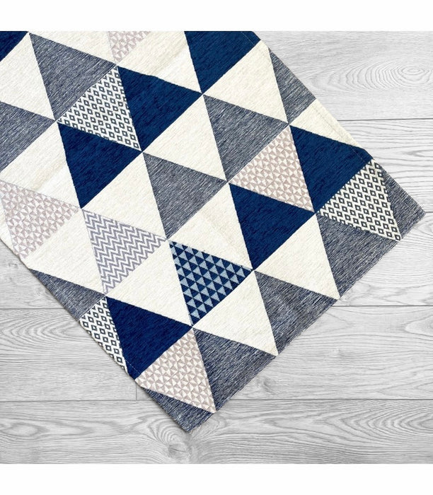 Blue Triangles Carpet