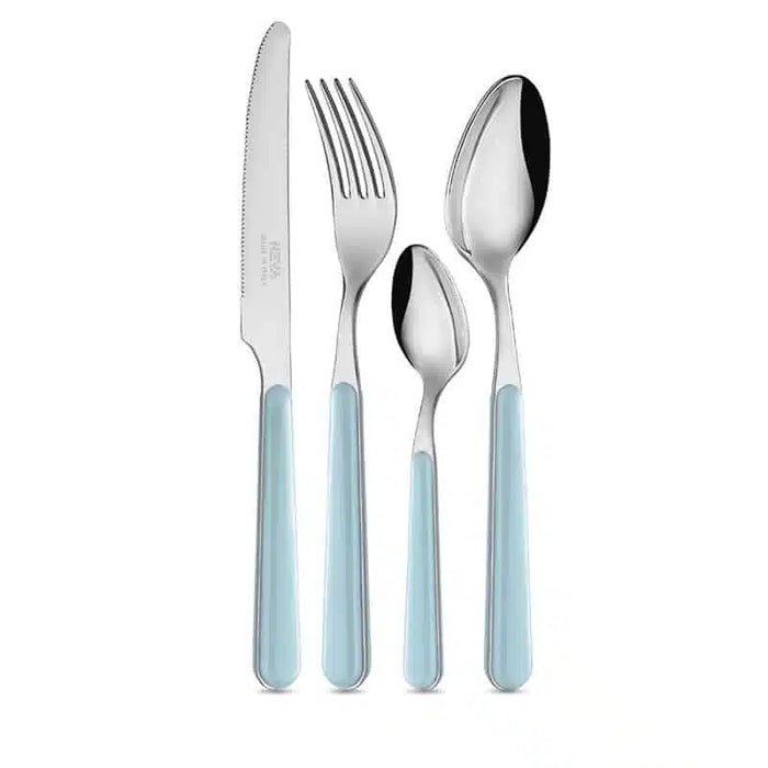 Solid Color Pastel Blue Cutlery