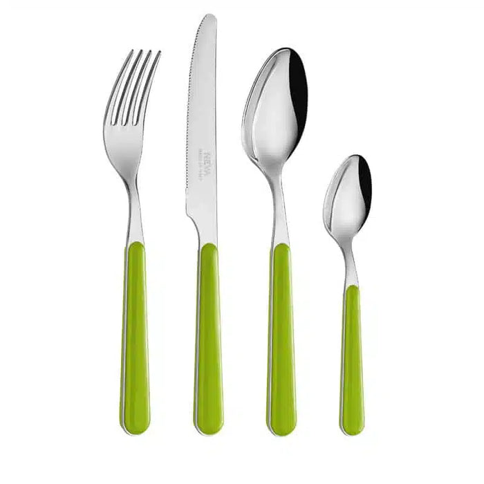 Plain Green Cutlery