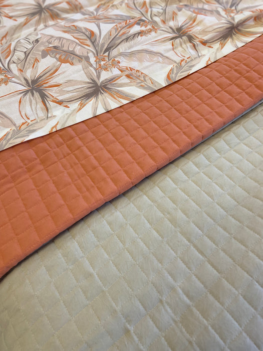 Quilt Atelier Solid Color Coral Double