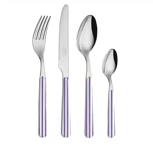 Lilac Lined Cutlery