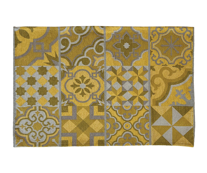 Yellow Cementine Furnishing Carpet