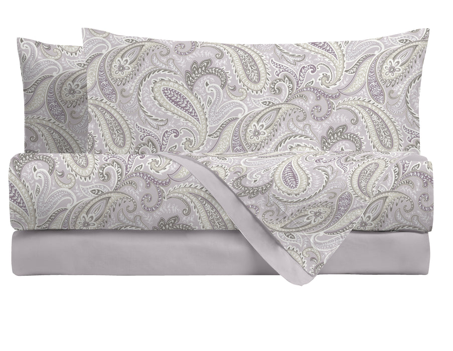 Aisha Lilac Cotton Single Bed Set 