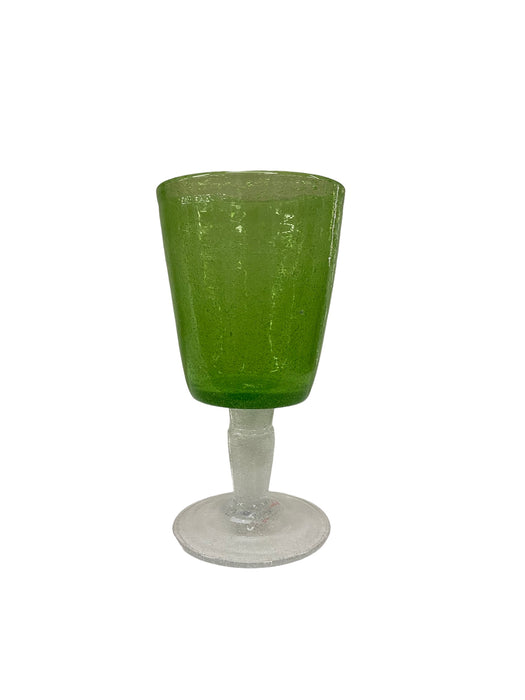 Lime Glass Goblet